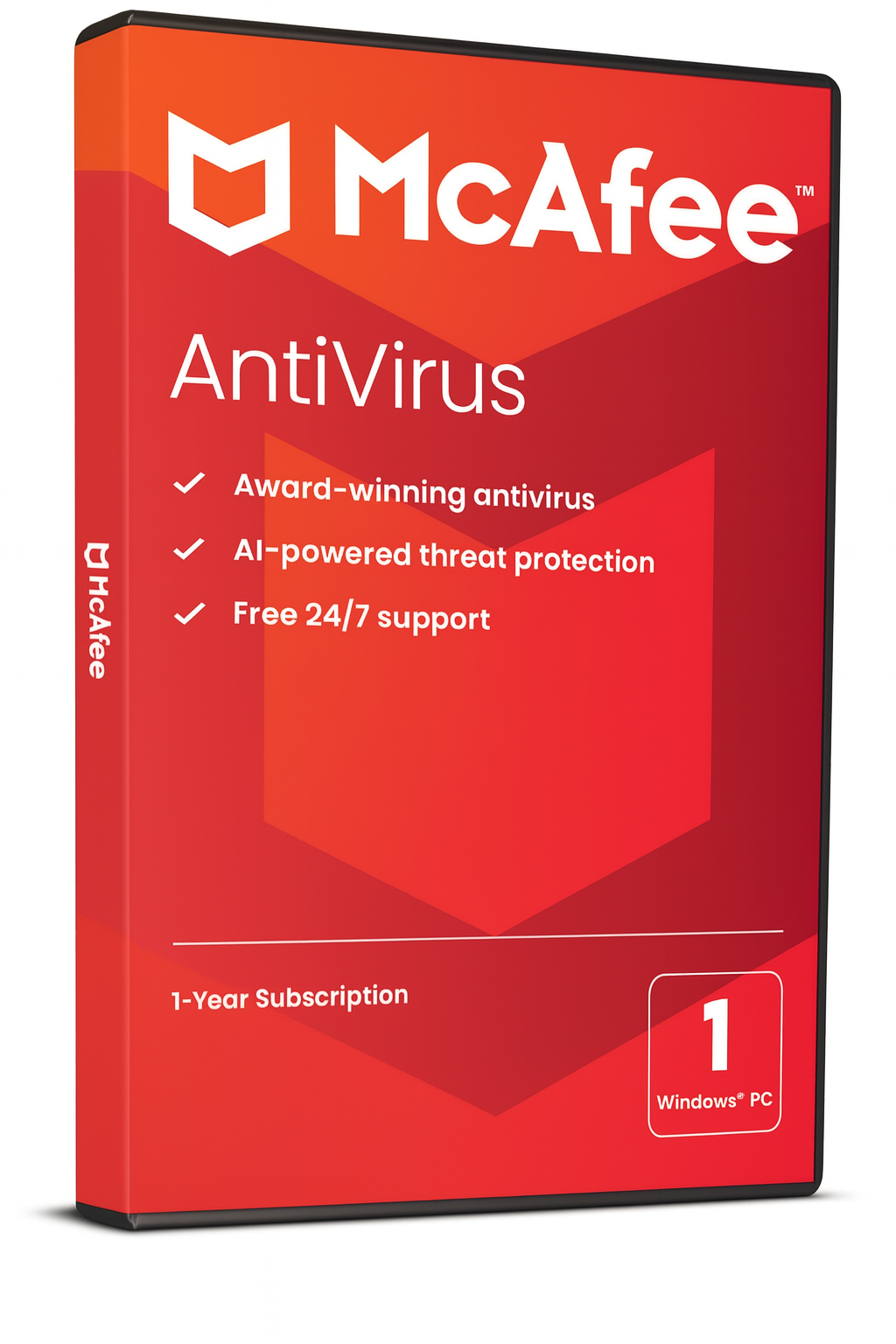 McAfee AntiVirus Protection 2024 | 1 Year 1 PC Windows Cd Key Global